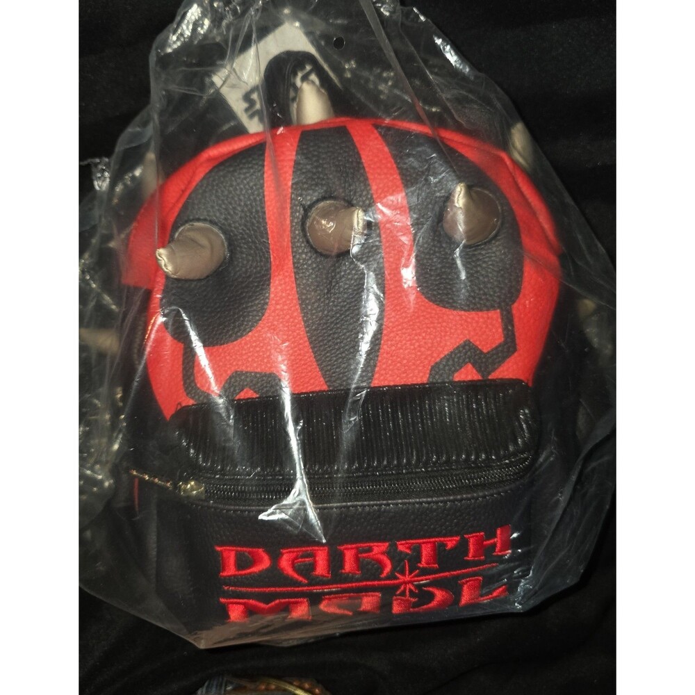 NWT Disney star wars Darth maul sith mini backpack bookbag bag tote purse!